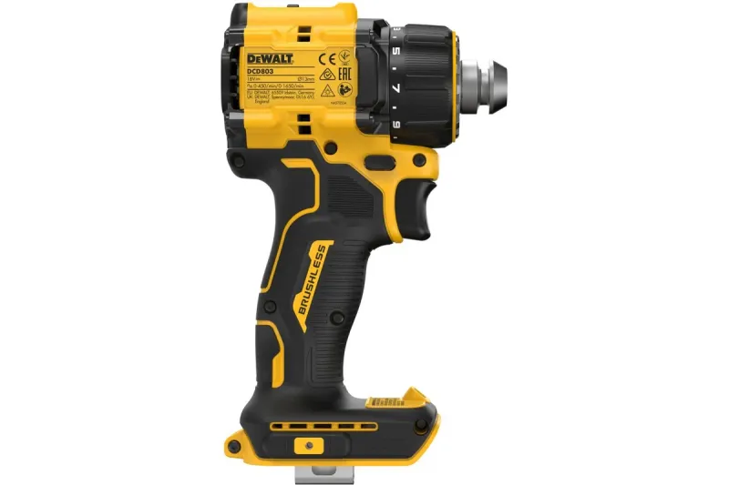 Акк. дрель шуруповерт 18В DCD803P2T с насадками DeWALT DCD803P2T-QW