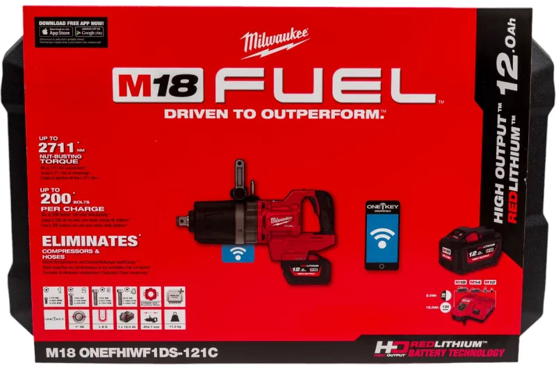 Гайковерт акк. 18В M18 ONEFHWF1DS-121C FUEL Milwaukee 4933472072