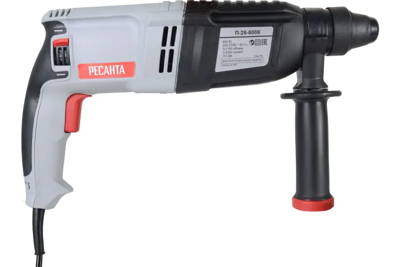 Перфоратор SDS-plus П-28-800К РЕСАНТА 75/3/1
