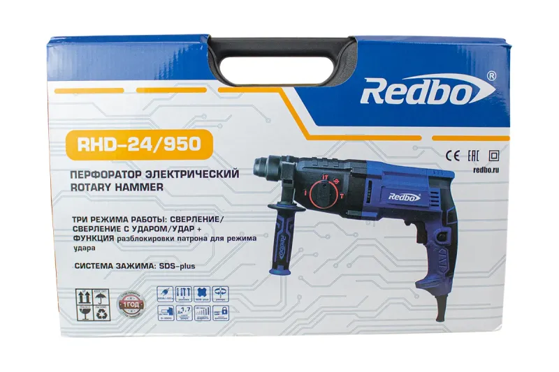Перфоратор SDS-plus RHD-24/950 Redbo 39834