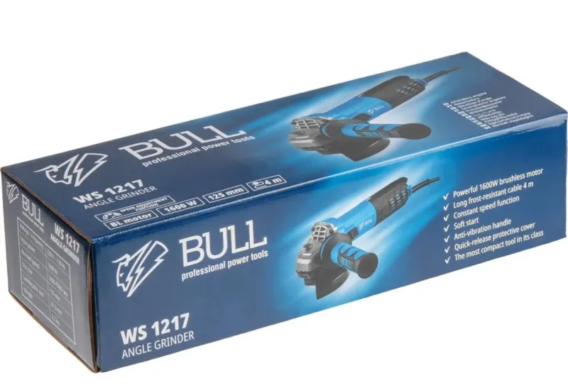 Угловая шлифмашина 125мм WS 1217 BULL 1333485