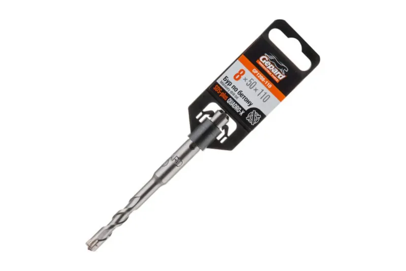 Бур SDS-plus 8х50х110мм QUADRO-X Gepard (1шт) GP1208-110