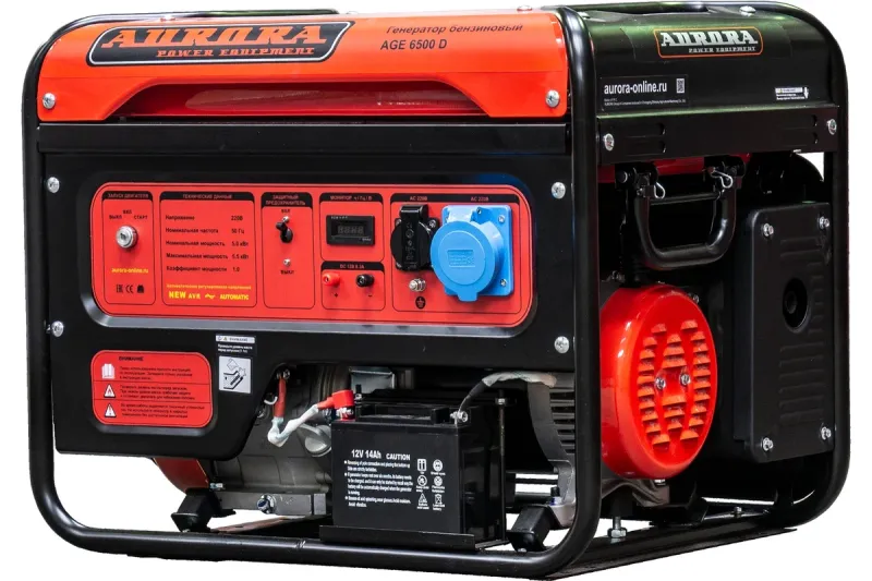 Генератор бензиновый AGE 6500 D AURORA 6773