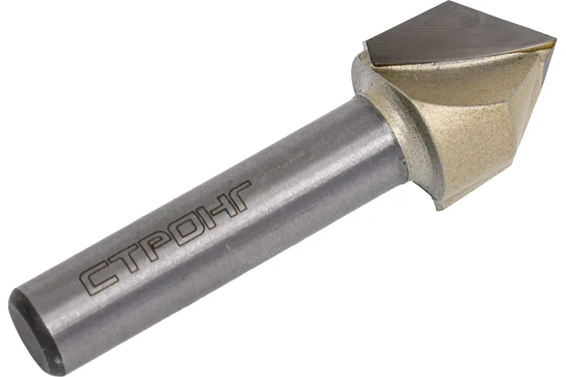 Фреза пазовая V-образная 8х16х16 - 90° Strong СТФ-10040016