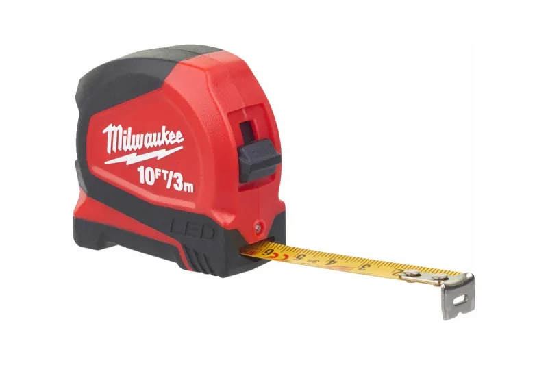 Рулетка 3м с LED подсветкой и магнитом в корпусе Milwaukee 48226602