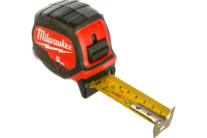 Рулетка PREMIUM широкая WIDE BLADE 5м/33мм Milwaukee 4932471815