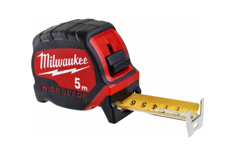 Рулетка PREMIUM широкая WIDE BLADE 5м/33мм Milwaukee 4932471815