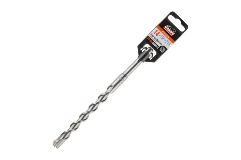 Бур SDS-plus 14х150х210мм QUADRO-X Gepard (1шт) GP1214-210
