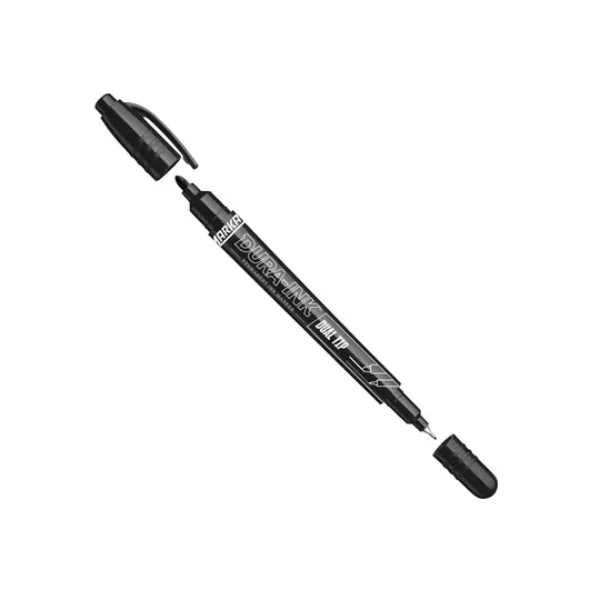 Маркер промышл. перманентный двухсторонний черный MARKAL DURA INK DUAL TIP 96283