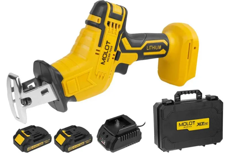 Пила сабельная акк. 18В MCSR 7018 XLT Lite SET MOLOT 2318028