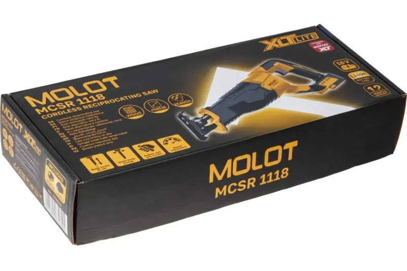 Пила сабельная акк. 18В MCSR 1118 XLT Lite SET MOLOT 2318030