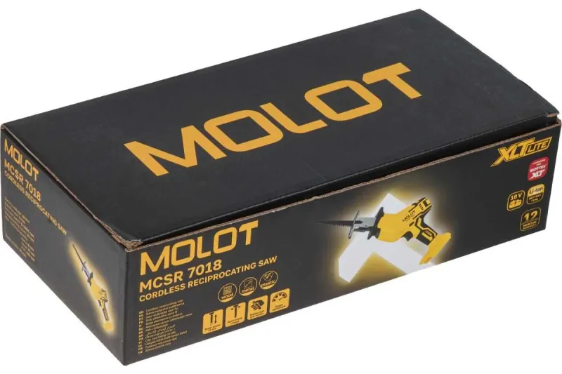 Пила сабельная акк. 18В MCSR 7018 XLT Lite SOLO MOLOT 2318027