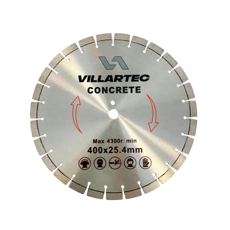 Диск алмазный по бетону 400х-х25,4мм сегментный VILLARTEC 257405000001