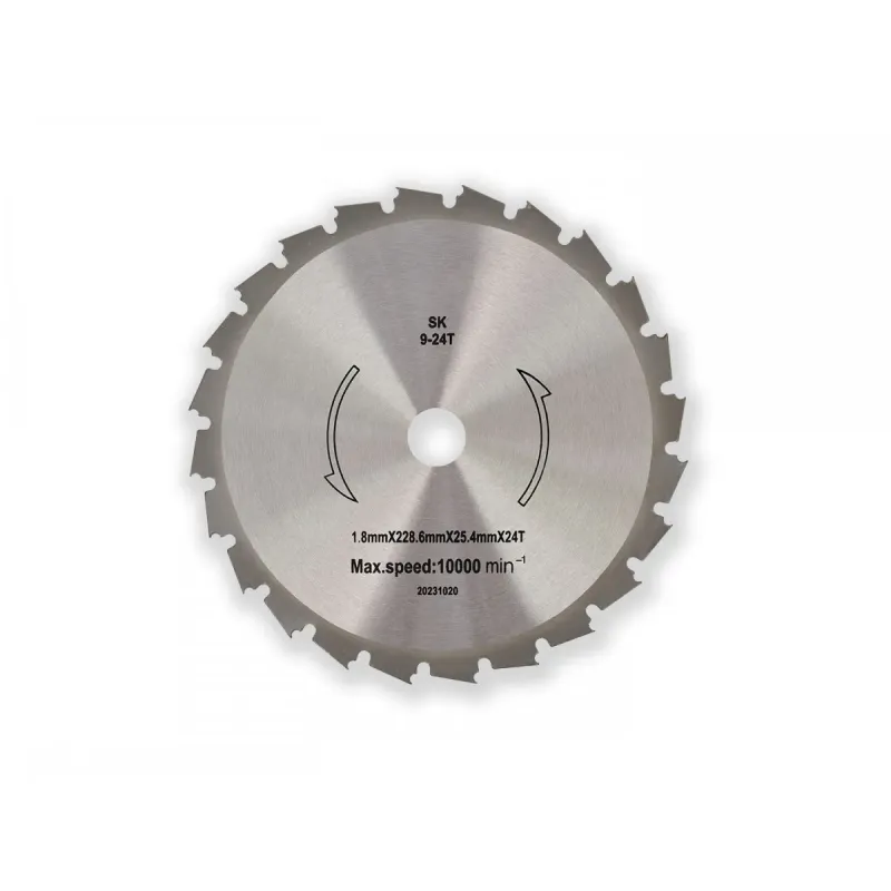 Диск 24z 228.6*25,4*1,8 mm для мотокосы VILLARTEC CB532P, 331000274