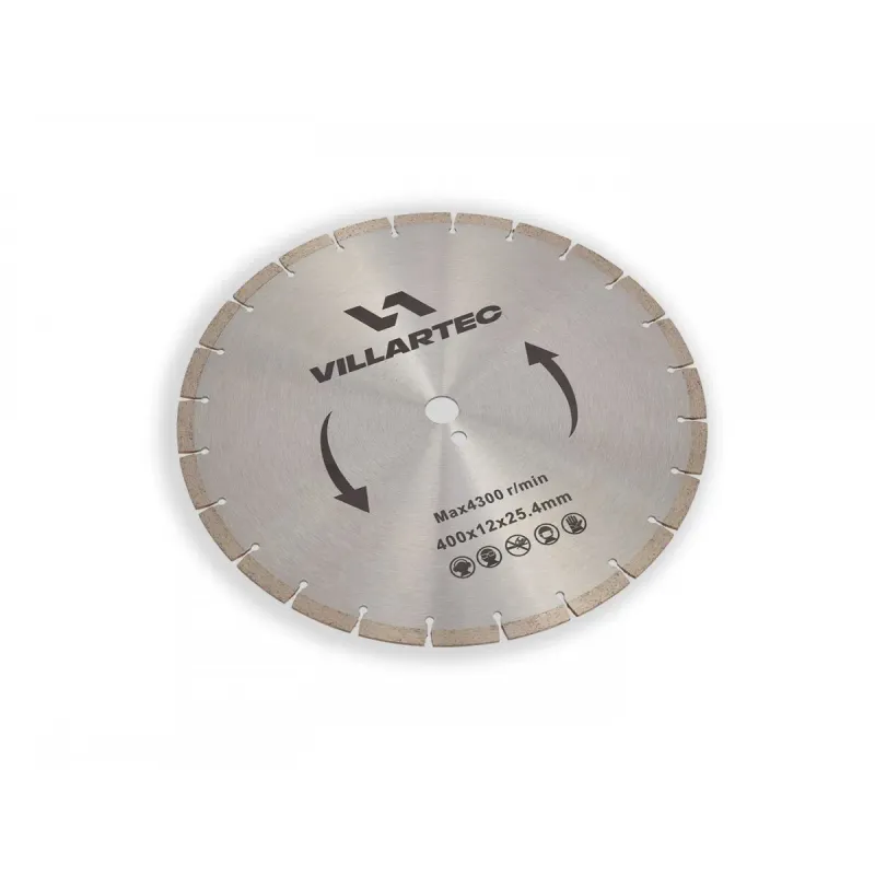 Диск алмазный по камню/граниту 400х12х25,4мм - VILLARTEC  257304000001