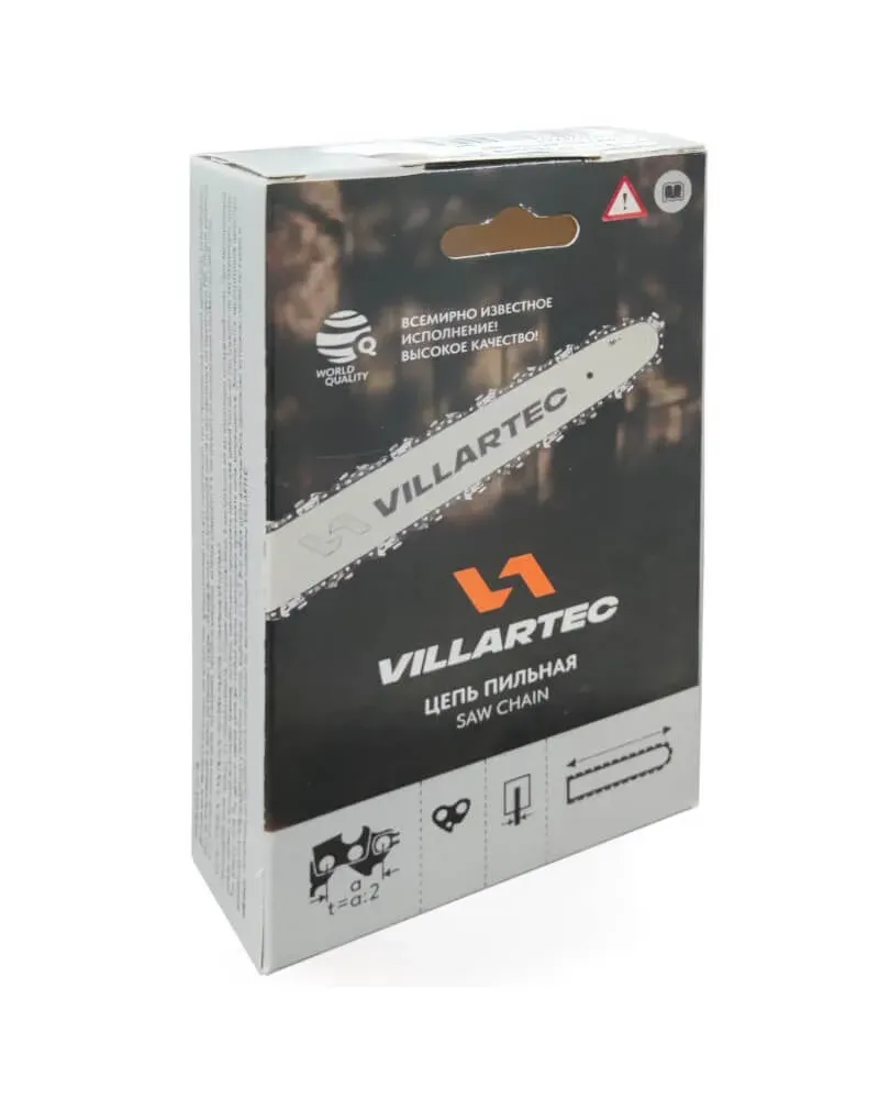 Цепь 16" 3/8" 60 зв. 1,6 мм 75S VILLARTEC (замена 261003600060)